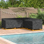 Wasserdichte L-Form Gartenmöbel-Abdeckung 220 cm - Robust & Stilvoll aus 210D Oxford-Gewebe