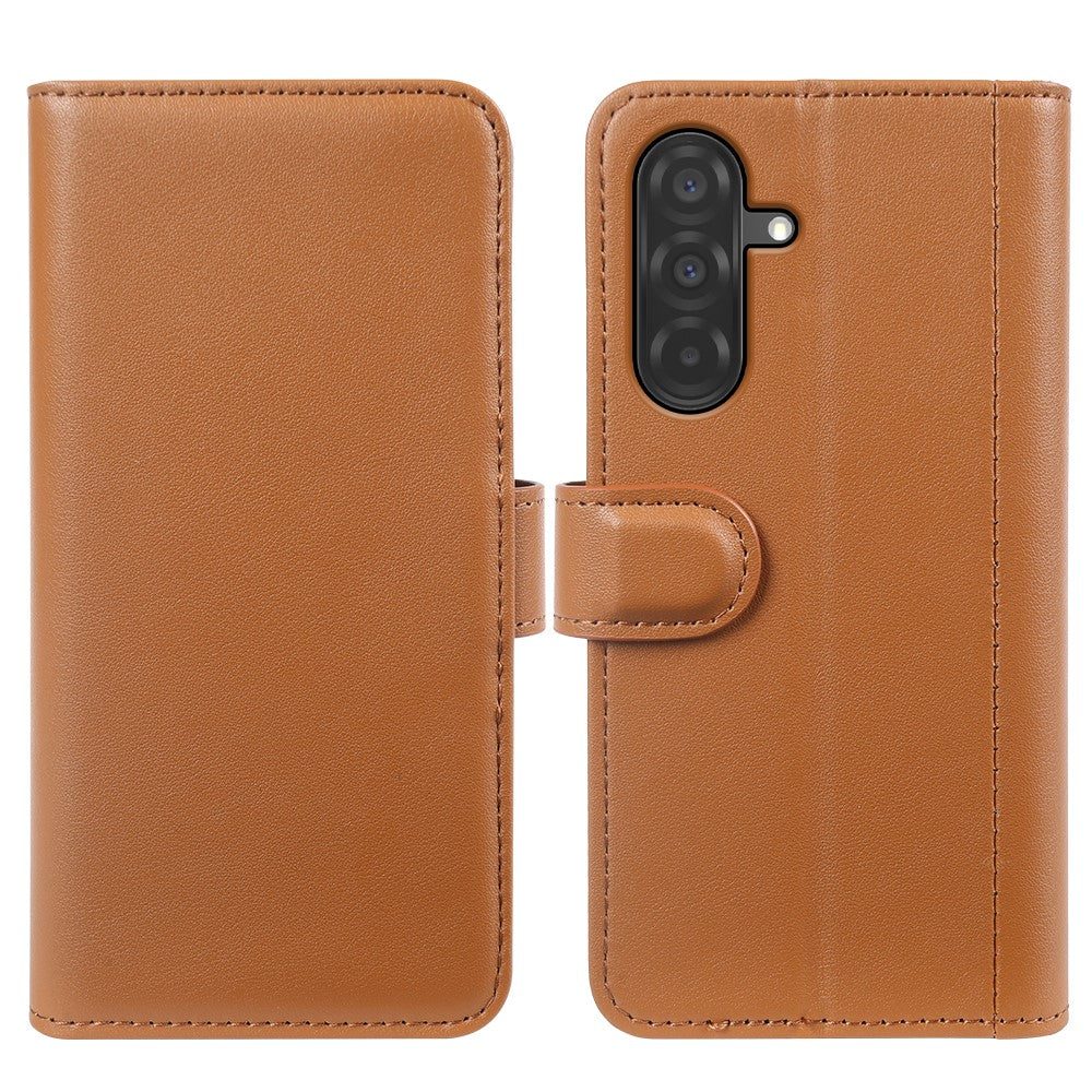 Hülle für Samsung Galaxy A36 5G / A56 5G aus echtem Leder mit Kartenfächern & Standfunktion