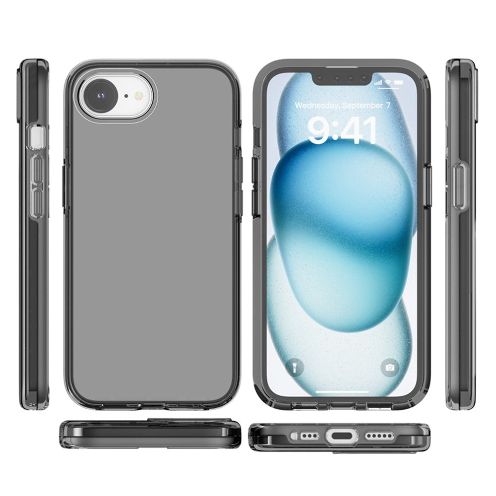 For iPhone 17e / 16e Case Thickened Shockproof TPU+PC Clear Back Cover