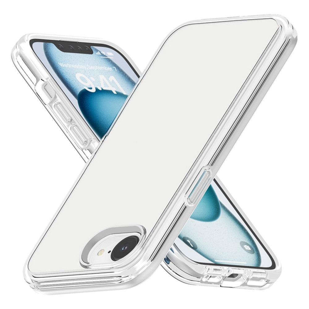 For iPhone 17e / 16e Case Thickened Shockproof TPU+PC Clear Back Cover