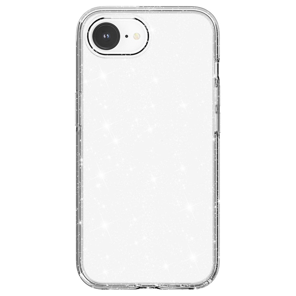 For iPhone 17e / 16e Case Thickened Shockproof TPU + PC Glitter Back Cover