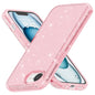 For iPhone 17e / 16e Case Thickened Shockproof TPU + PC Glitter Back Cover
