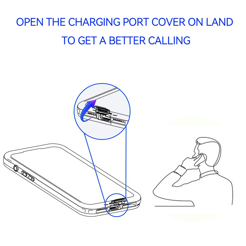 SHELLBOX M Series For iPhone 16 IP68 Waterproof Case Metal Diving Phone Cover Compatible with MagSafe