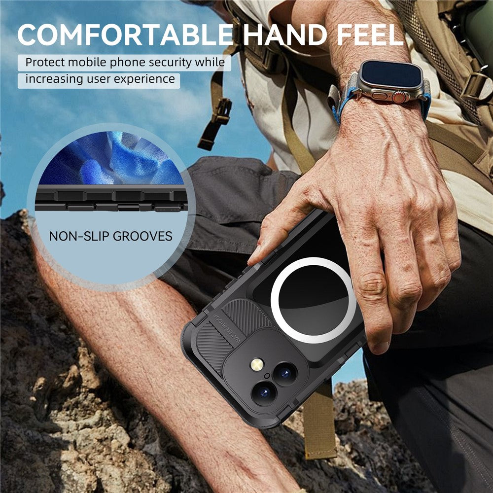SHELLBOX M Series For iPhone 16 IP68 Waterproof Case Metal Diving Phone Cover Compatible with MagSafe
