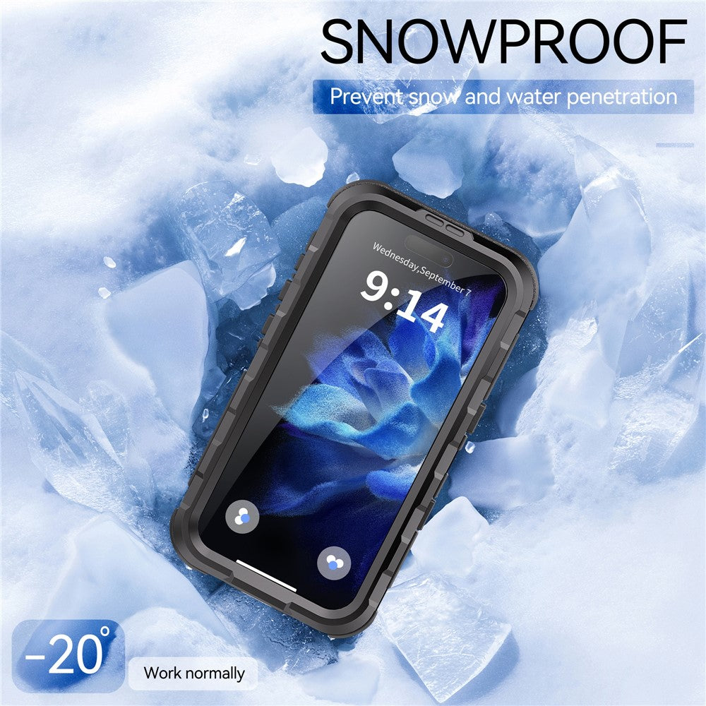 SHELLBOX M Series For iPhone 16 IP68 Waterproof Case Metal Diving Phone Cover Compatible with MagSafe