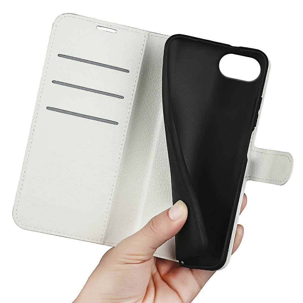 For iPhone 17e / 16e Case Litchi Texture Shockproof Leather Wallet Phone Cover