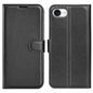 For iPhone 17e / 16e Case Litchi Texture Shockproof Leather Wallet Phone Cover