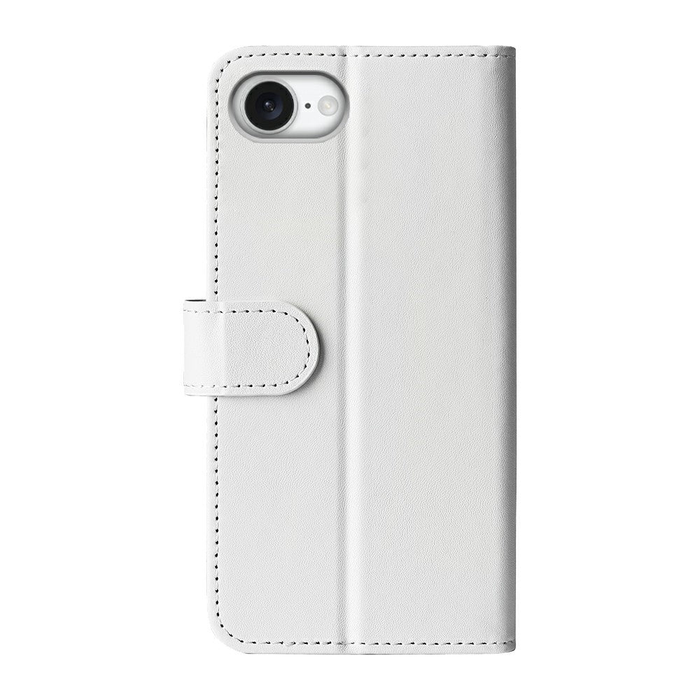 For iPhone 17e / 16e Wallet Case Crazy Horse Texture Stand Leather Phone Cover