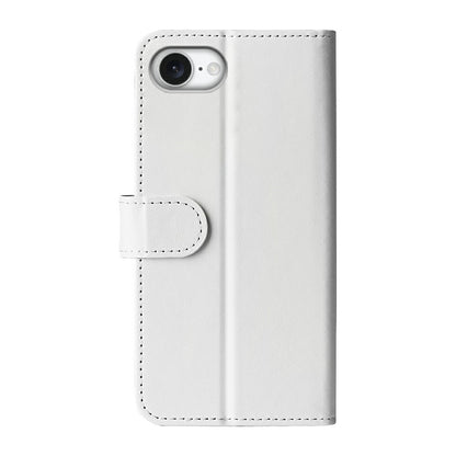 For iPhone 17e / 16e Wallet Case Crazy Horse Texture Stand Leather Phone Cover