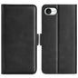 For iPhone 17e / 16e Stand Case Calf Texture Leather Wallet Phone Cover