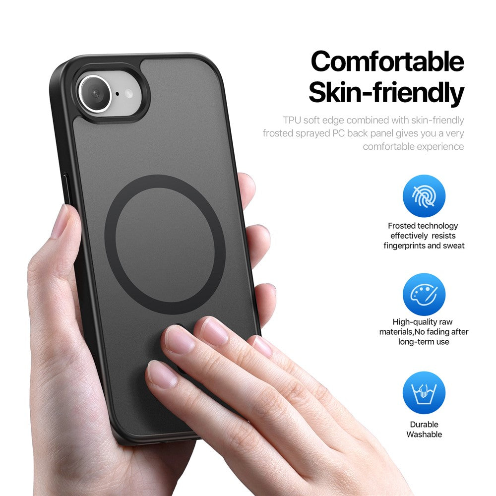DUX DUCIS For iPhone 17e / 16e Case  Yind Series PC+TPU Phone Cover Compatible with MagSafe