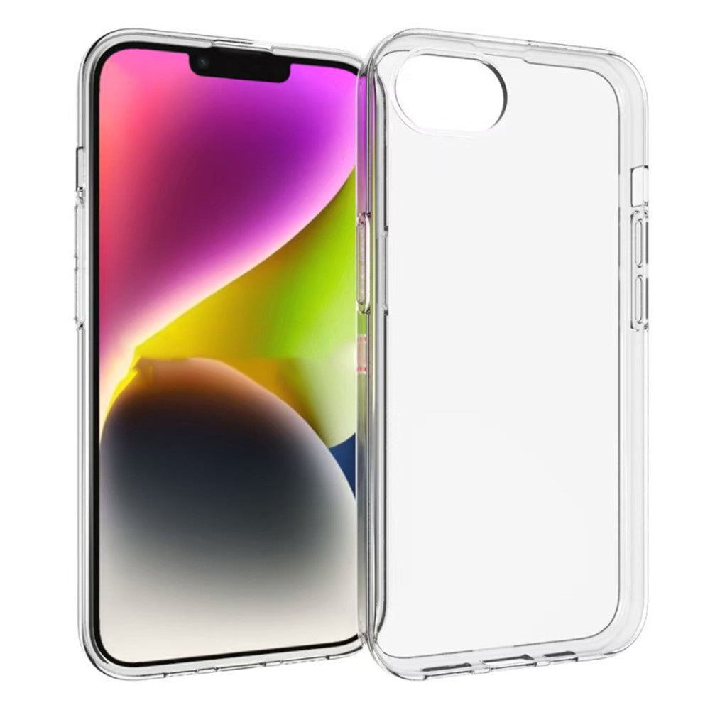 For iPhone 17e / 16e Case Anti-Fingerprint Crystal Clear TPU Phone Cover