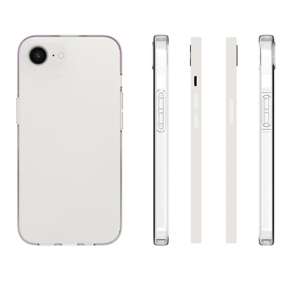 For iPhone 17e / 16e Case Anti-Fingerprint Crystal Clear TPU Phone Cover