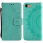 For iPhone 17e / 16e Stand Case Imprinted Totem PU Leather Wallet Phone Cover