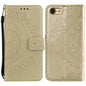 For iPhone 17e / 16e Stand Case Imprinted Totem PU Leather Wallet Phone Cover