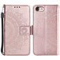 For iPhone 17e / 16e Stand Case Imprinted Totem PU Leather Wallet Phone Cover