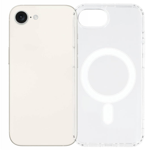 For iPhone 17e / 16e Case Compatible with MagSafe TPU + Acrylic Clear Phone Cover