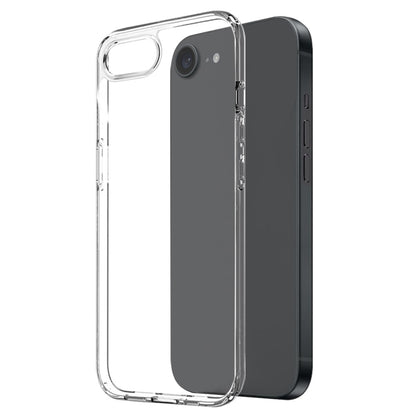 NORTHJO For iPhone 17e / 16e Clear Case Soft TPU Phone Cover with Tempered Glass Screen Protector