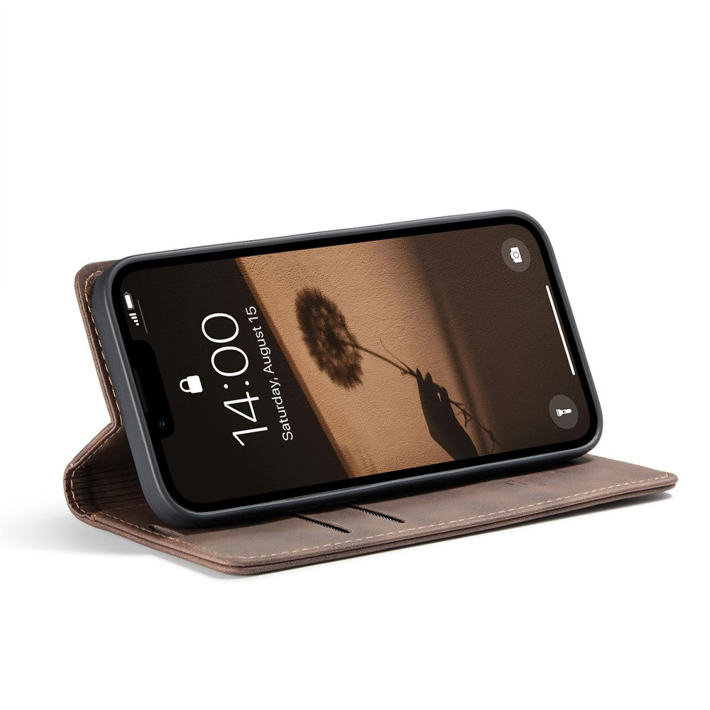 CASEME For iPhone 17e / 16e Wallet Case  013 Series PU Leather Phone Cover Stand