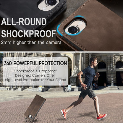 CASEME For iPhone 17e / 16e Wallet Case  013 Series PU Leather Phone Cover Stand