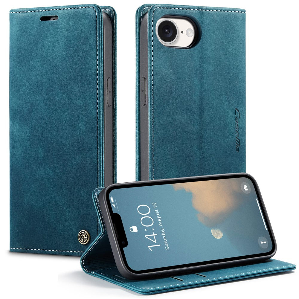 CASEME For iPhone 17e / 16e Wallet Case  013 Series PU Leather Phone Cover Stand
