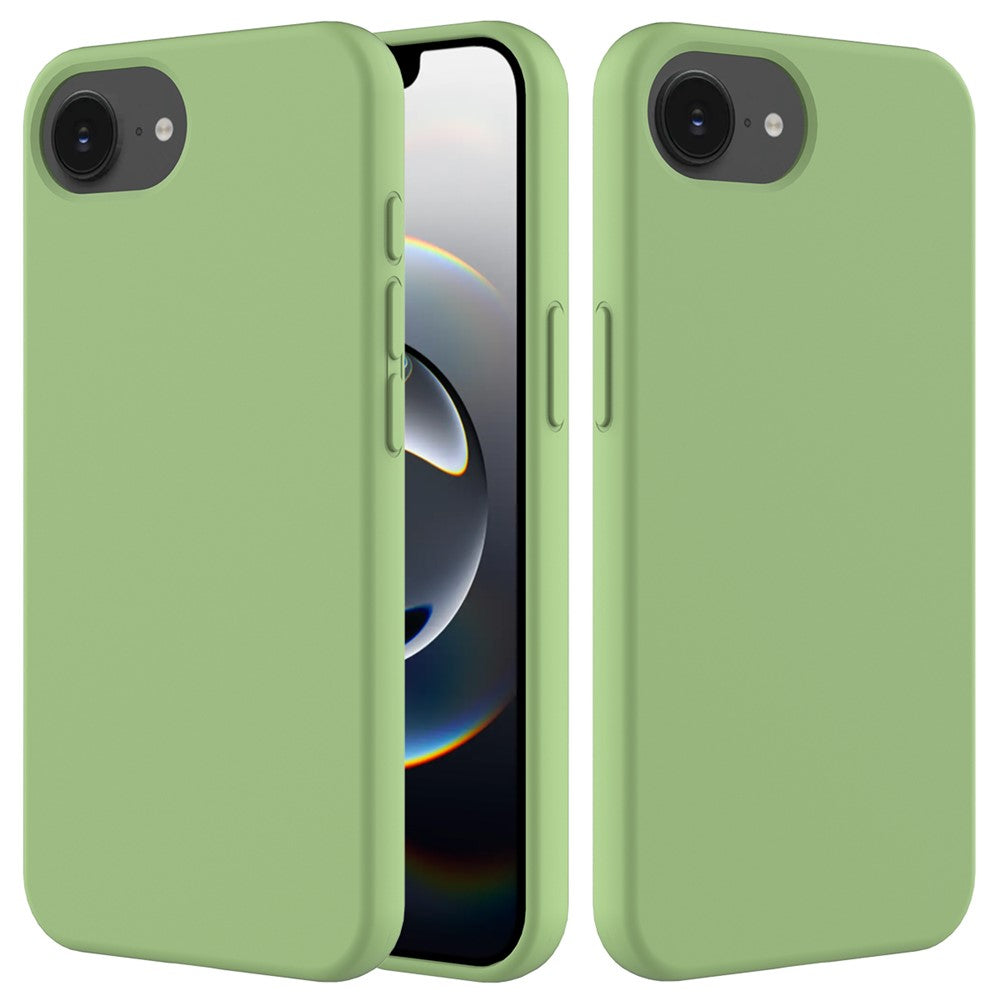 For iPhone 17e / 16e Case Drop Proof Liquid Silicone Soft Lining Back Phone Cover