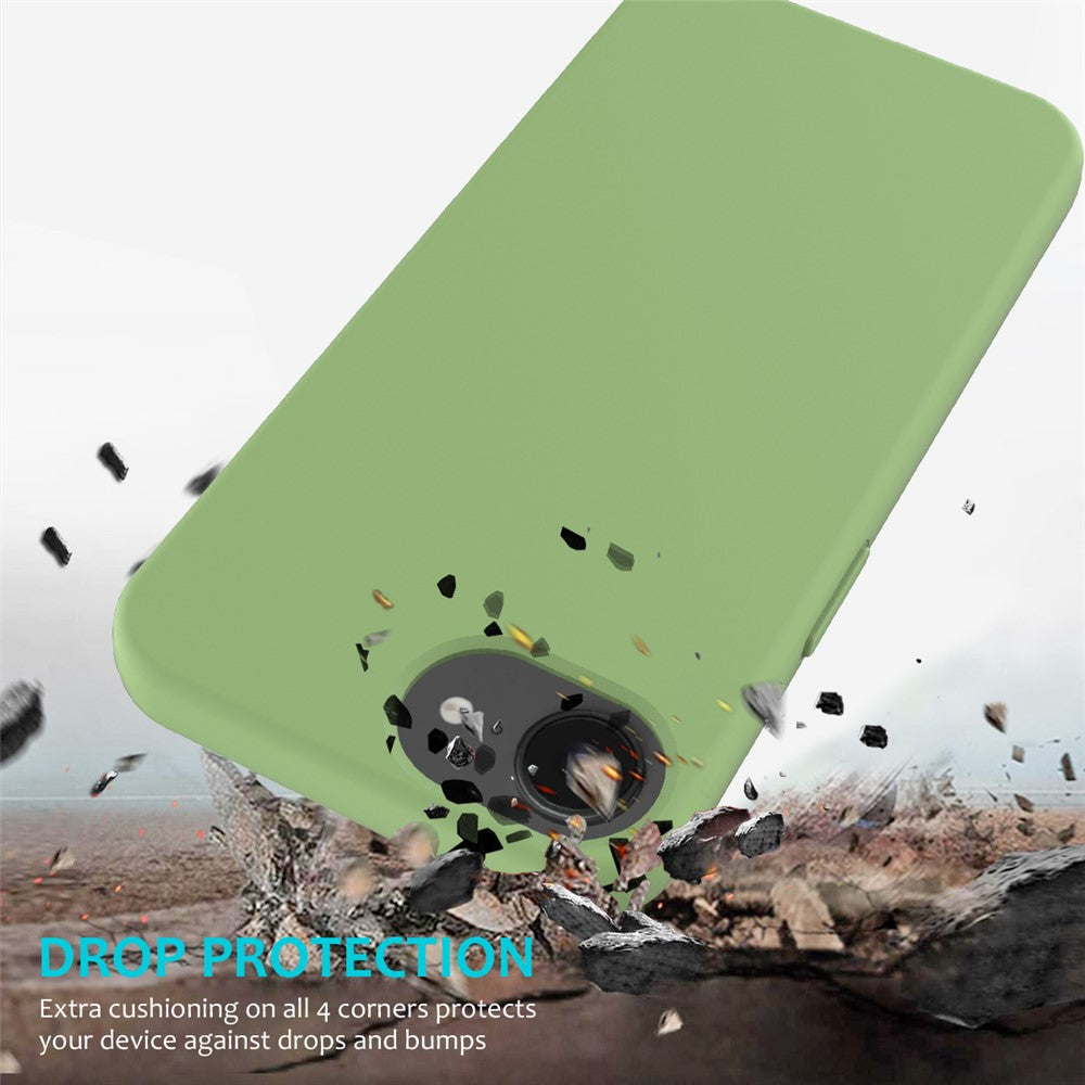 For iPhone 17e / 16e Case Drop Proof Liquid Silicone Soft Lining Back Phone Cover