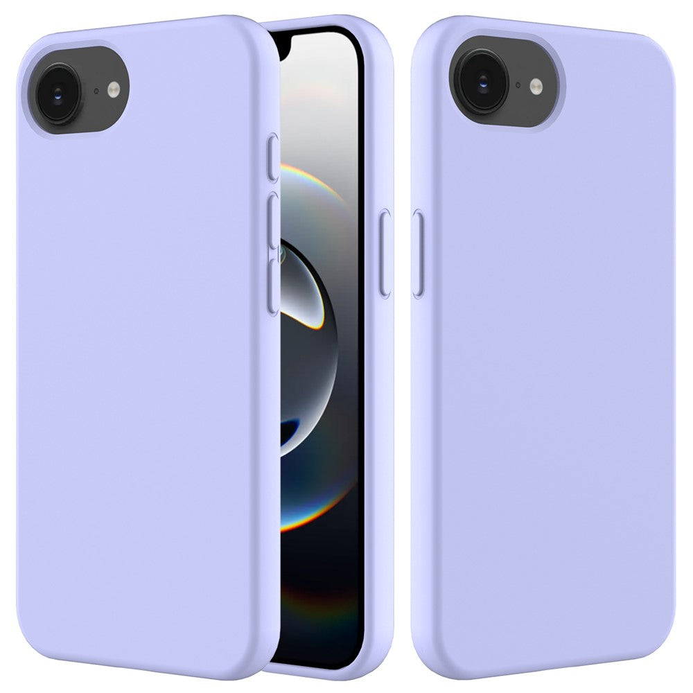 For iPhone 17e / 16e Case Drop Proof Liquid Silicone Soft Lining Back Phone Cover