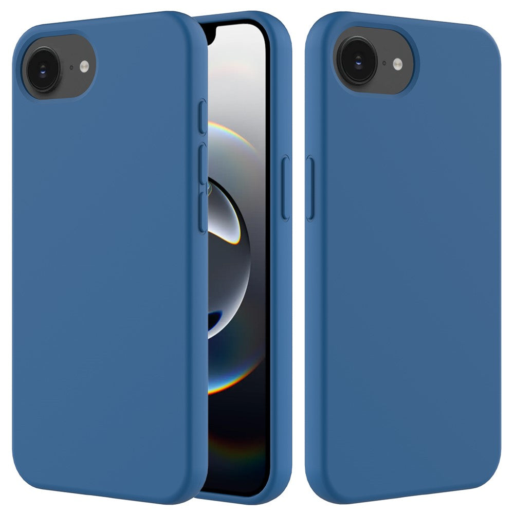 For iPhone 17e / 16e Case Drop Proof Liquid Silicone Soft Lining Back Phone Cover