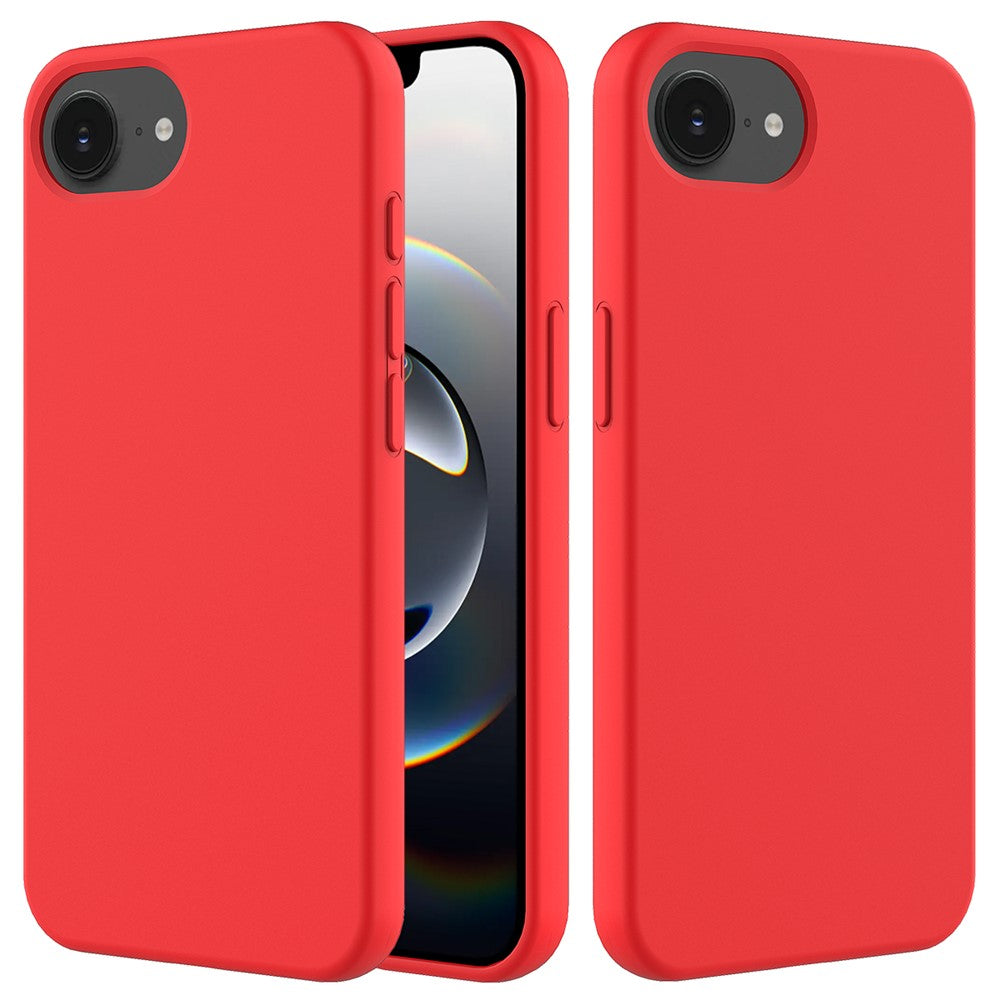 For iPhone 17e / 16e Case Drop Proof Liquid Silicone Soft Lining Back Phone Cover