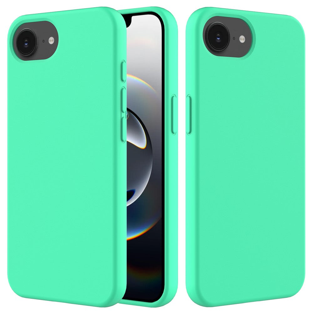 For iPhone 17e / 16e Case Drop Proof Liquid Silicone Soft Lining Back Phone Cover