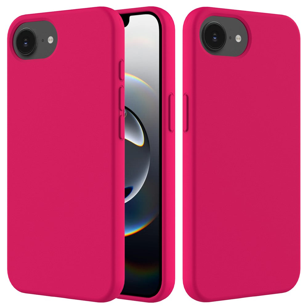 For iPhone 17e / 16e Case Drop Proof Liquid Silicone Soft Lining Back Phone Cover