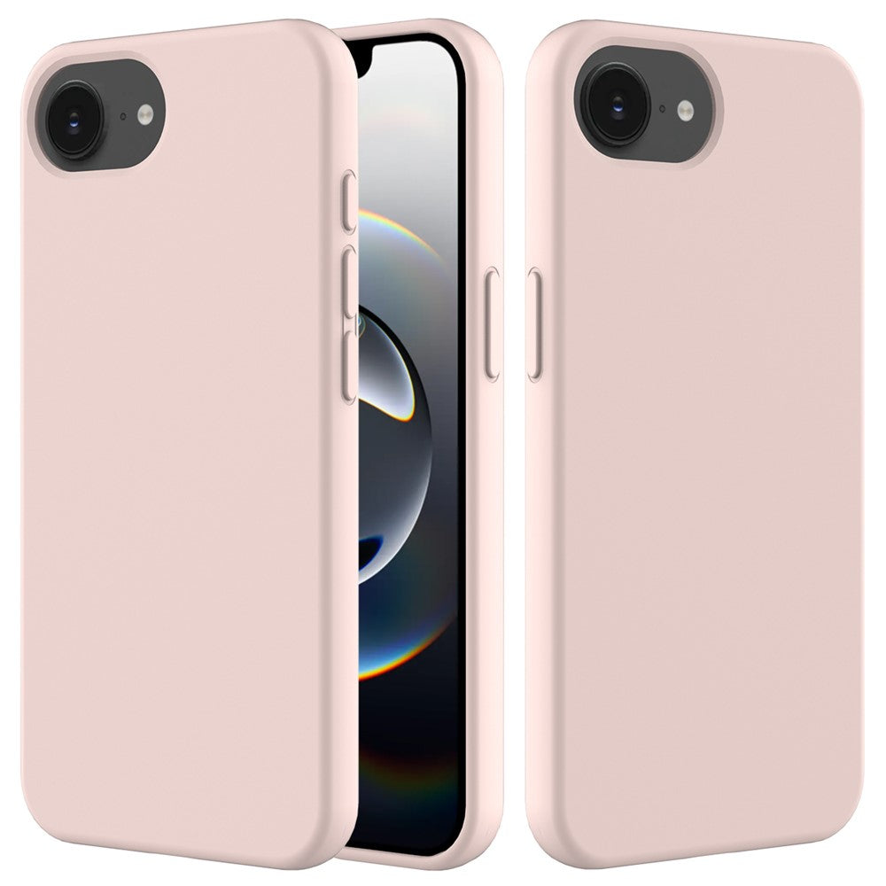 For iPhone 17e / 16e Case Drop Proof Liquid Silicone Soft Lining Back Phone Cover