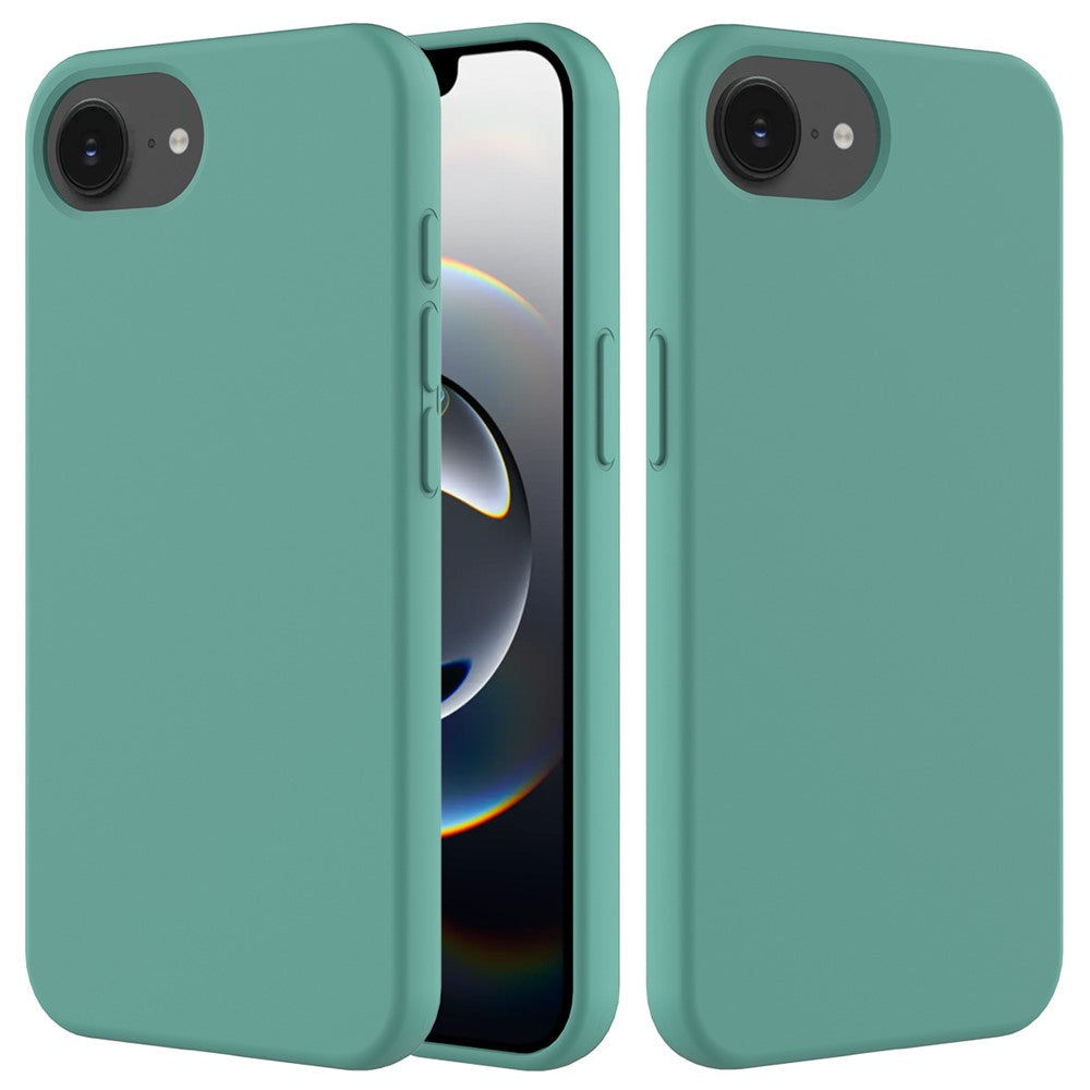 For iPhone 17e / 16e Case Drop Proof Liquid Silicone Soft Lining Back Phone Cover