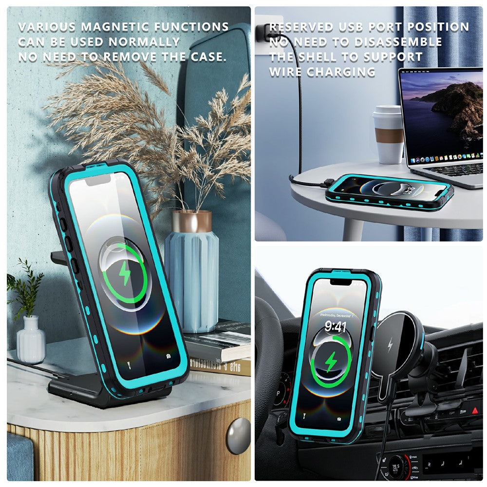 REDPEPPER Dot+ Series For iPhone 17e / 16e Phone Case Compatible with MagSafe IP68 Waterproof Clear Phone Cover