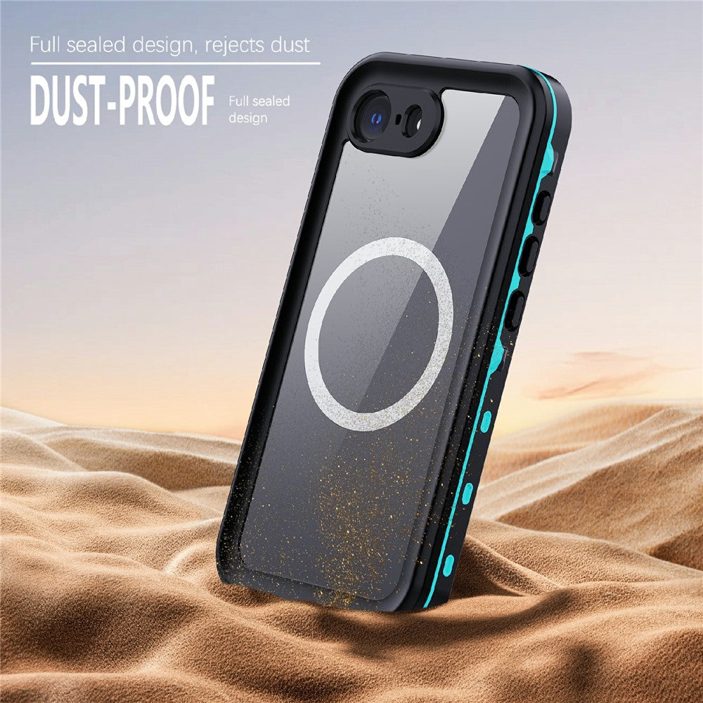 REDPEPPER Dot+ Series For iPhone 17e / 16e Phone Case Compatible with MagSafe IP68 Waterproof Clear Phone Cover