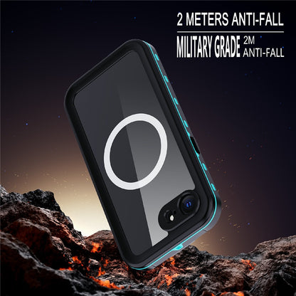 REDPEPPER Dot+ Series For iPhone 17e / 16e Phone Case Compatible with MagSafe IP68 Waterproof Clear Phone Cover
