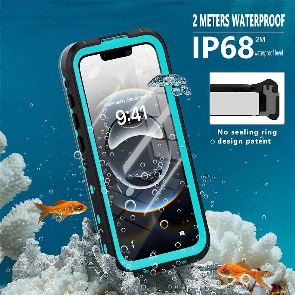 REDPEPPER Dot+ Series For iPhone 17e / 16e Phone Case Compatible with MagSafe IP68 Waterproof Clear Phone Cover