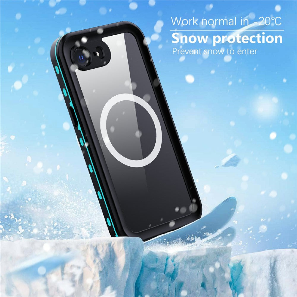 REDPEPPER Dot+ Series For iPhone 17e / 16e Phone Case Compatible with MagSafe IP68 Waterproof Clear Phone Cover