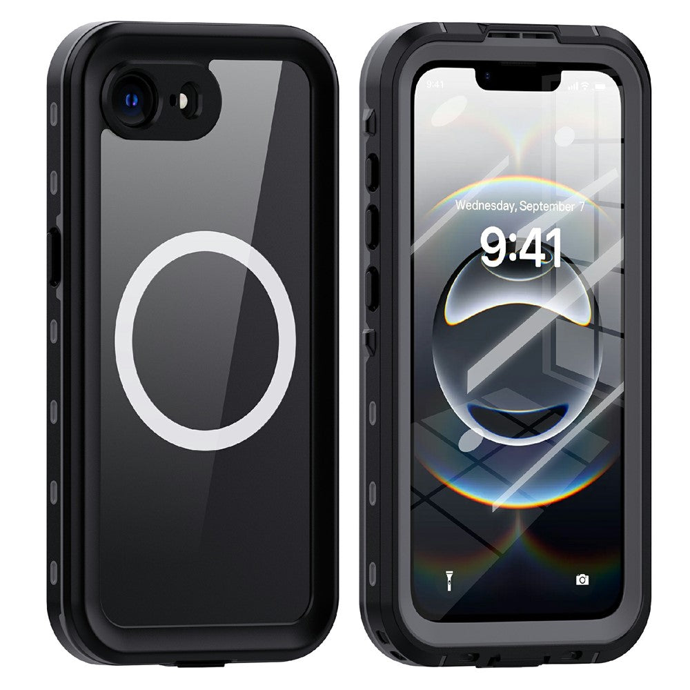 REDPEPPER Dot+ Series For iPhone 17e / 16e Phone Case Compatible with MagSafe IP68 Waterproof Clear Phone Cover