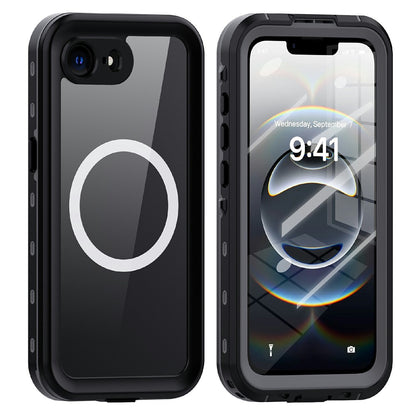 REDPEPPER Dot+ Series For iPhone 17e / 16e Phone Case Compatible with MagSafe IP68 Waterproof Clear Phone Cover