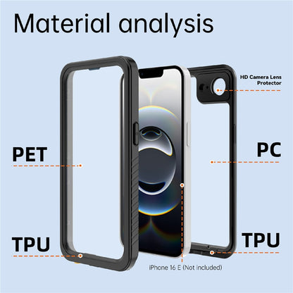 REDPEPPER FS / FM Series For iPhone 17e / 16e Waterproof Case IP68 Shockproof Phone Cover