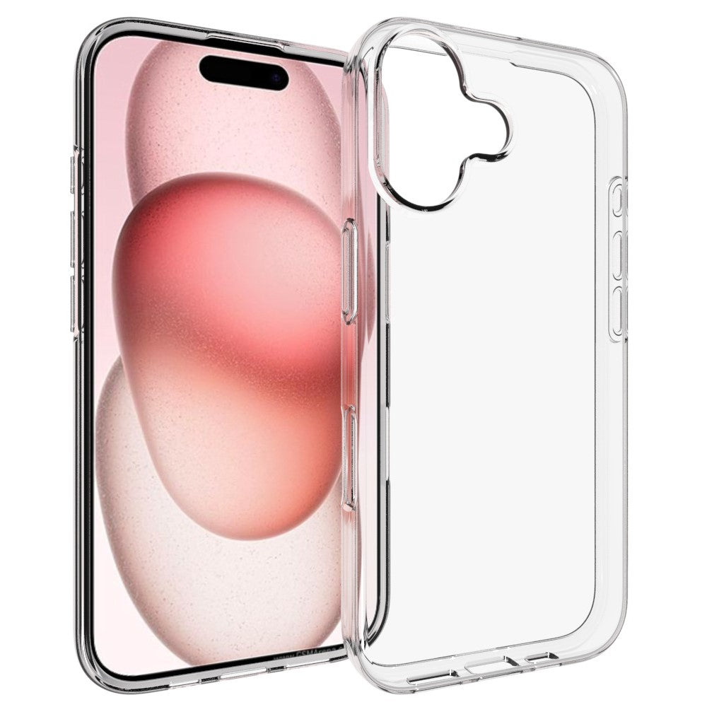 For iPhone 17 Case Watermark Resistant TPU Clear Phone Back Cover