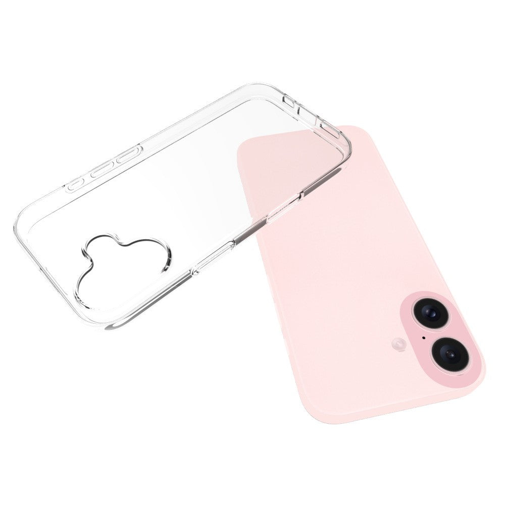 For iPhone 17 Case Watermark Resistant TPU Clear Phone Back Cover