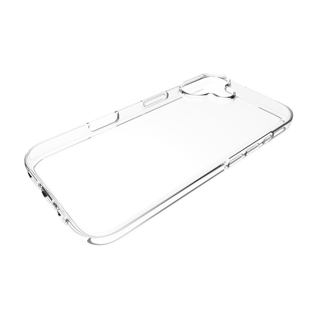 For iPhone 17 Case Watermark Resistant TPU Clear Phone Back Cover