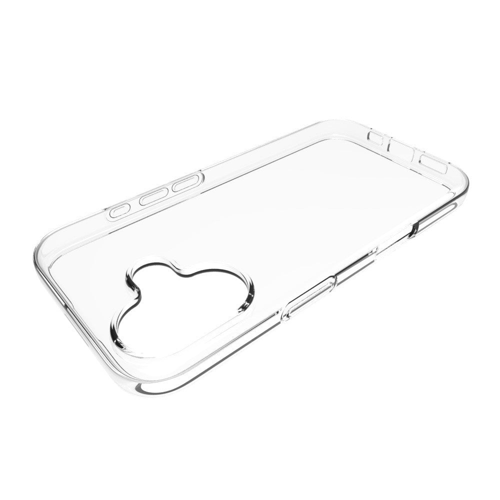 For iPhone 17 Case Watermark Resistant TPU Clear Phone Back Cover