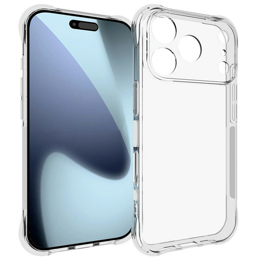 For iPhone 18 Pro / 17 Pro TPU Phone Case Non Slip Transparent Mobile Phone Cover