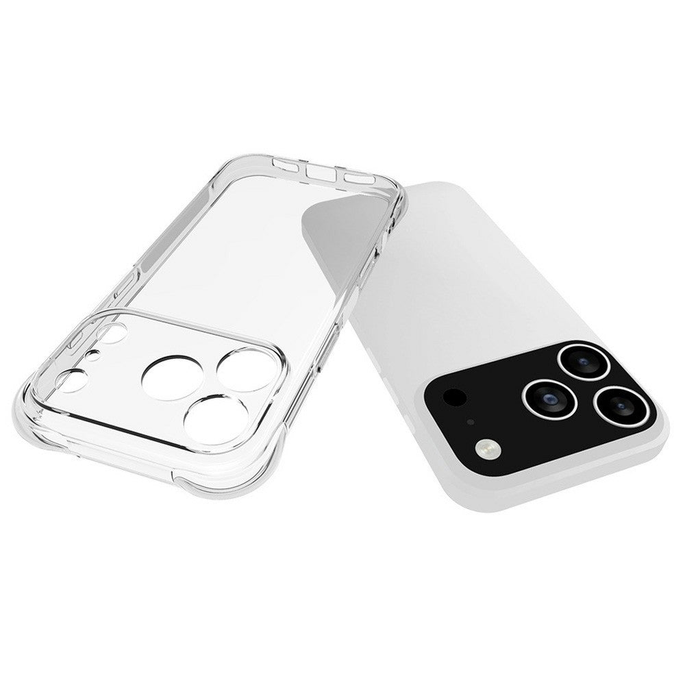 For iPhone 18 Pro / 17 Pro TPU Phone Case Non Slip Transparent Mobile Phone Cover