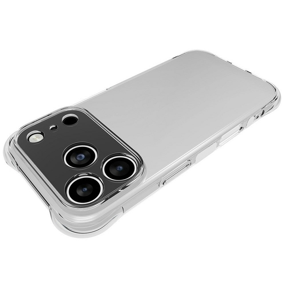 For iPhone 18 Pro / 17 Pro TPU Phone Case Non Slip Transparent Mobile Phone Cover