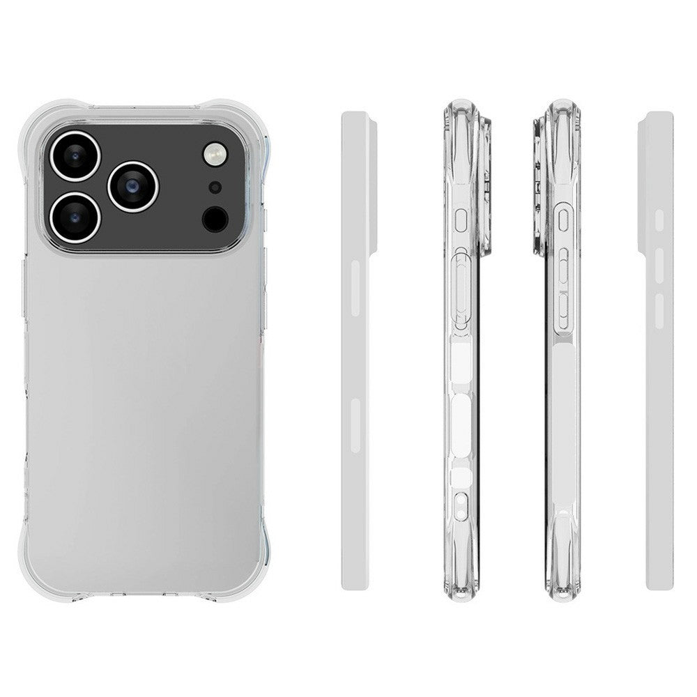 For iPhone 18 Pro / 17 Pro TPU Phone Case Non Slip Transparent Mobile Phone Cover